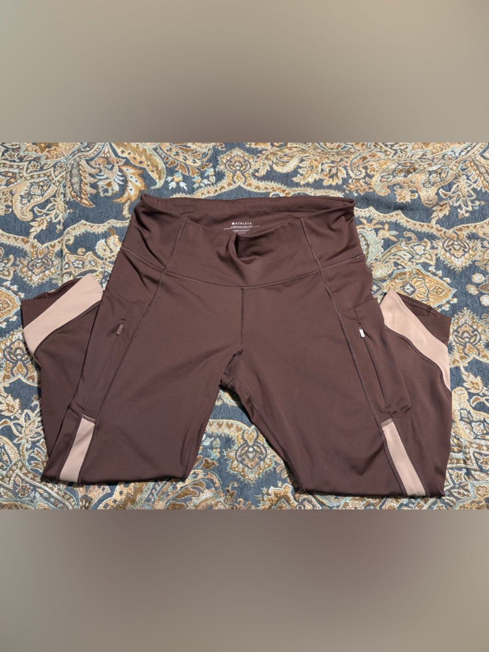 Athleta Brown Leggings with Pockets